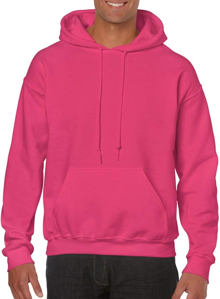 Hooded Pullover Sweat Shirt Heavy Blend 50/50 7.75 oz. by Gildan (Style# 18500) at  Men’s Clothing store