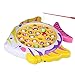 HongCheng Electronic Funny Go Fishing Game Toy Board Set for Boys Girls Fish Shape Board with 21 Fishes 4 Fishing Rods and Music for Educational Learning, Color Vary