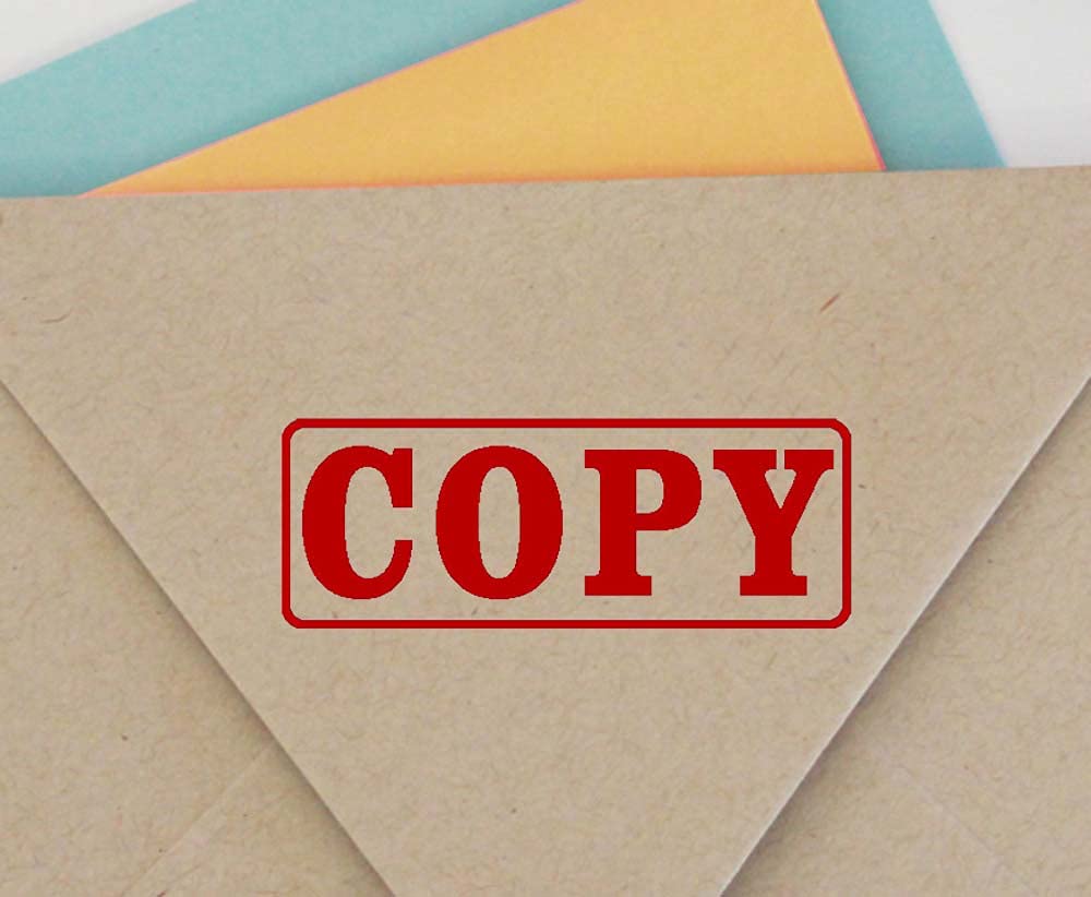 Printtoo Copy Self Inking Rubber Stamp Office Stationery Custom Shiny Stamp