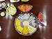 Adorn Home Essentials 8-Section Appetizers-on-Ice Platter Dish with Lids Plus Dip Cup