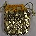 Dice Bag in Knitted Scale Armor - Dragon Hoard