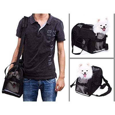 Sac Transport Petit Chien Chat Voyage Porte Pliable Avion