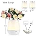 Dimmable LED Vase Table Lamp Touch Control 3 Levels Brightness Night Light for Baby Room Bedroom Living Room Meeting Room and Office Decorations Pen Pot Holder