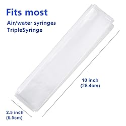 JMU 2500PCS Dental Air Water Syringe Sleeves 2.5" x