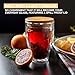 Eparé Glass Tumbler & Lid - 10oz Set Of 2 Double Wall Glasses - Clear Insulated Cups - Large Coffee, Latte & Tea Mugs