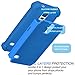 Tekcoo Galaxy S5 Case, [Tmajor] Sturdy [Navy Blue] Shock Absorbing Hybrid Rubber Plastic Impact Defender Rugged Slim Hard Case Cover Bumper for Samsung Galaxy S5 S V I9600 GS5 All Carriers