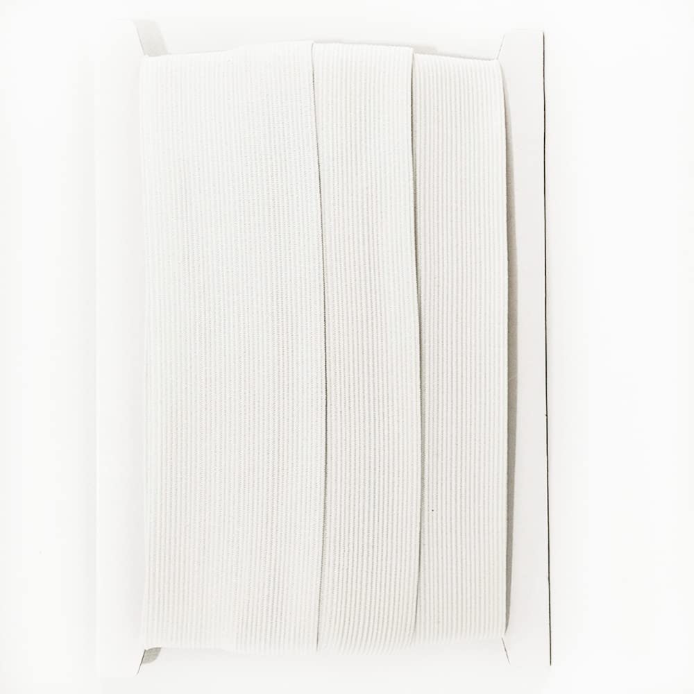 10M Sewing Tape 10 Meters x 120 mm Wide, Seam Elastic Ribbon, Sewing Elastic Rubber, Crafts, White (101, 120 mm X 10M)