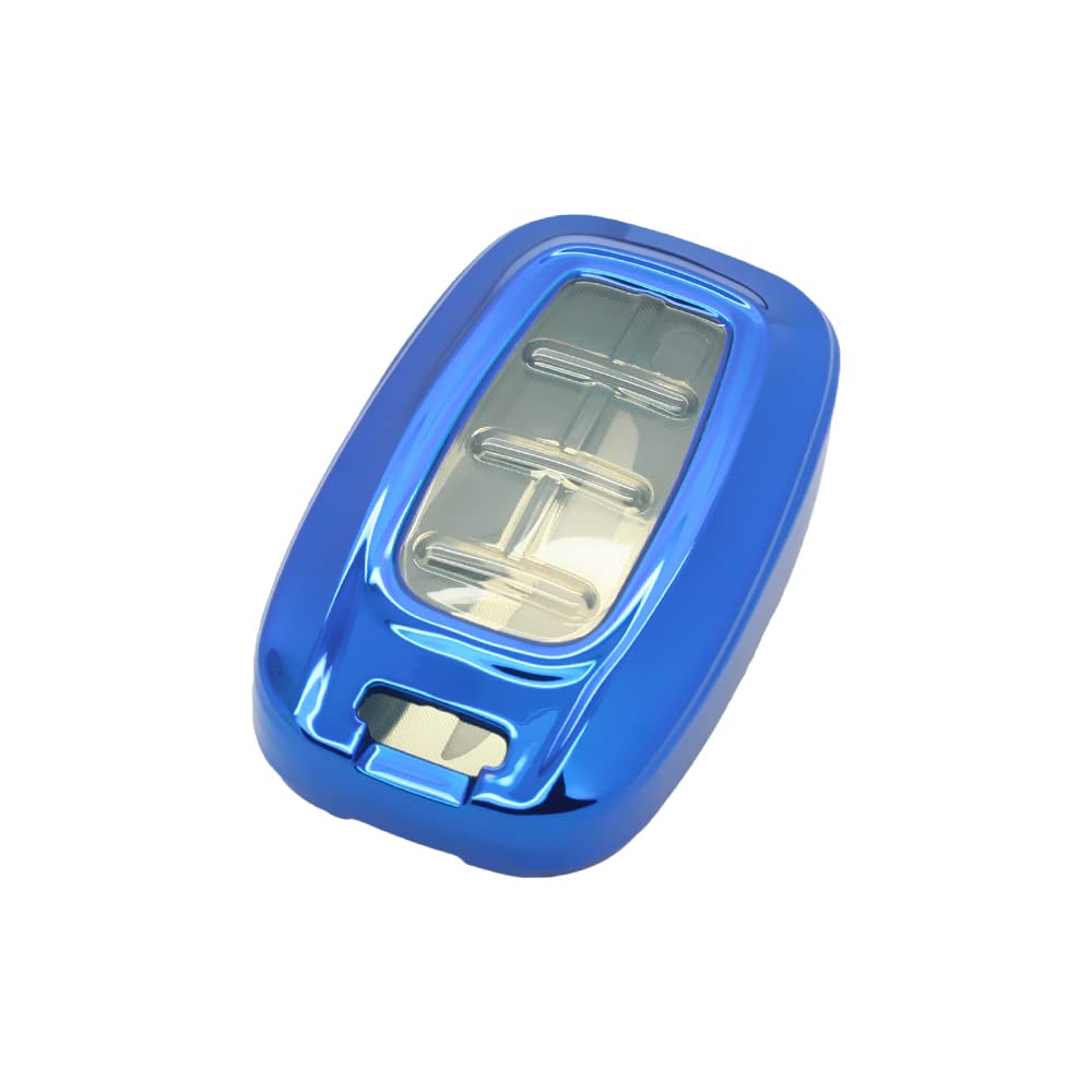 BROVACS Soft TPU Case Shell Cover Protector Holder Compatible with CHRYSLER Pacifica Voyager Remote Key Fob 3 5 6 7 Button SV9751 Blue