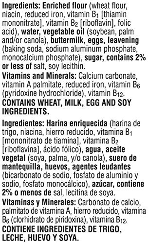 Kellogg's Eggo, Frozen Waffles, Homestyle, Easy Breakfast, Family Pack, 29.6 oz Box (24 Count)