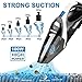Handheld Vacuum, LOZAYI 7KPA Cordless Hand Vacuum Cleaner Rechargeable Hand Vac, LED Light 100W Stronger Cyclonic Suction Lightweight Wet/Dry Vacuum for Home Pet Hair Car Cleaning