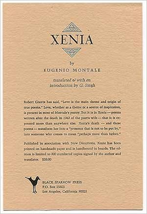 Image result for xenia, eugenio montale