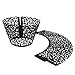 KEIVA Pack of 50 Vine Cupcake Holders Filigree Artistic Bake Cake Paper Cups Vine Designed Decor Wrapper Wraps Cupcake Muffin Paper Holders for Wedding Party Birthday Decoration (50, Black)