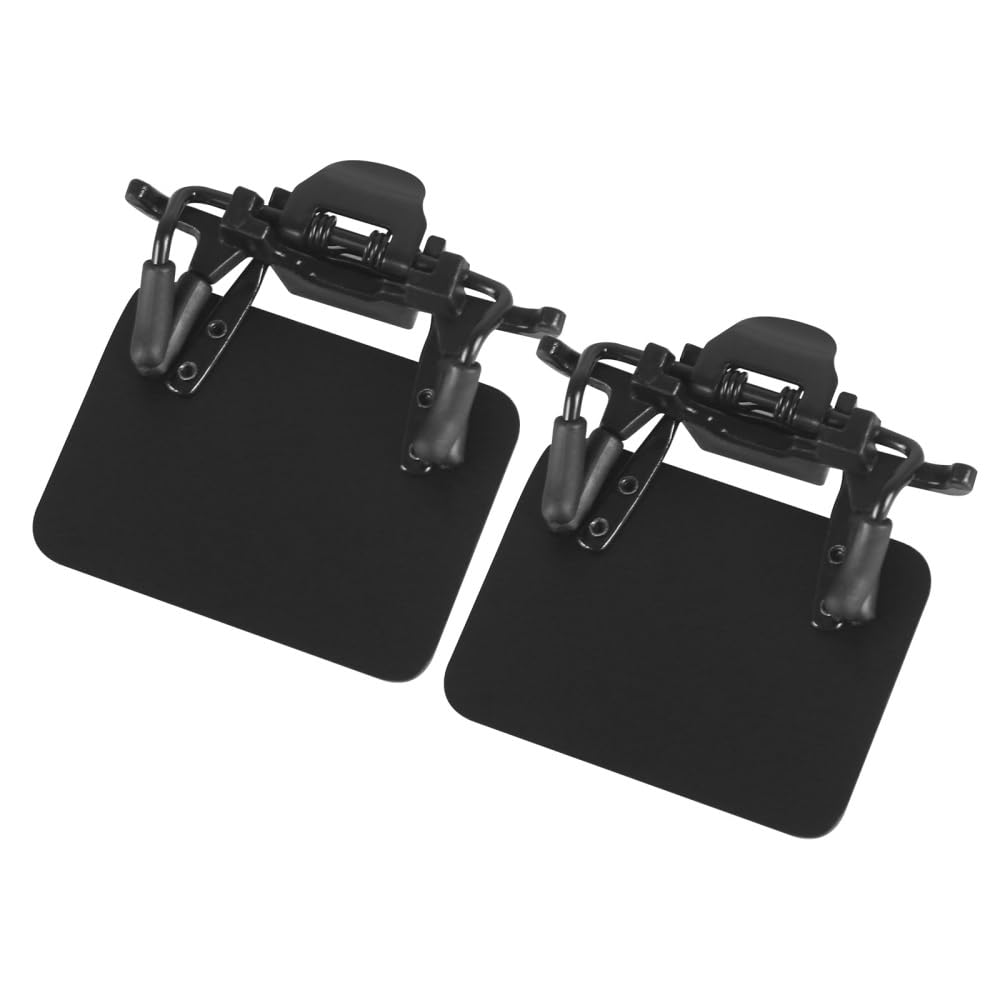 MiOYOOW Shooting Glasses Patch, 2Pcs 180° Rotating Archery Glasses Blocking Lightweight Archery Aim Assistanc Accessories for Target Shooting