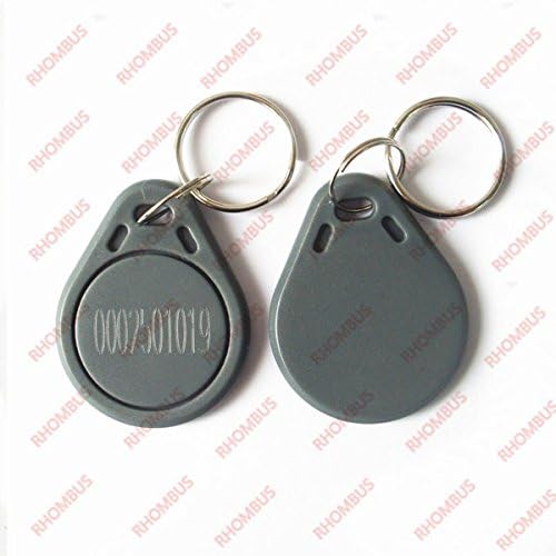50pcs EM 4100/4102 Keychains 125Khz RFID Proximity ID Card Token Tags Key Fobs