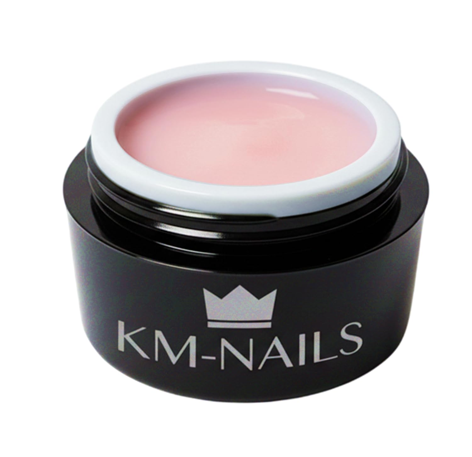 KM-Nails camouflage make up gel, pink, milky covering, 15 ml, for Babyboomer LED and UV hardening