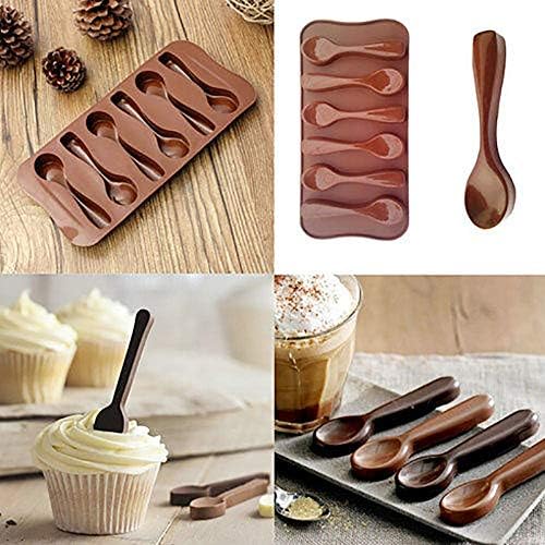 Cake Moulds, Square Spoon Biscuit Candy Jelly Mold Chocolate Mold Baking Ice Tray soap molds resin casting
