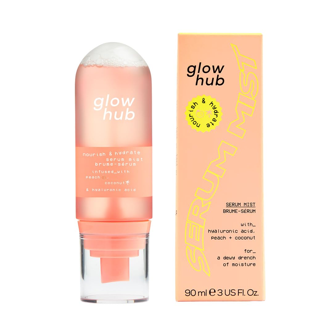 Glow Hub Nourish & Hydrate Serum Mist with Hyaluronic Acid for Normal to Dry Skin 90ml