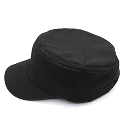 Cadet Army Cap Military Style Adjustable Flat Top