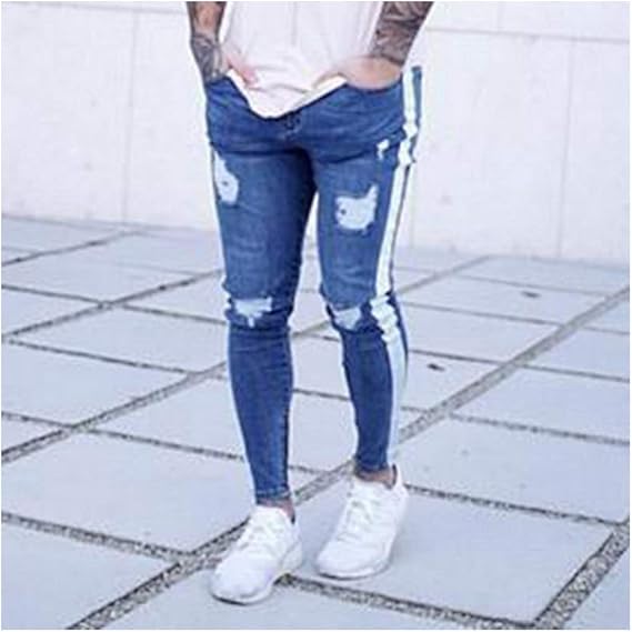 side stripe jeans mens amazon