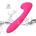 YICO Vibrating G-spot Vibrator, Handheld Electric Personal Wand Massagers, Powerful Silicone Clitoral Stimulator Quiet Adult Sex Toys for Women,USB Rechargeable Waterproof Sexual Wellness, Pink