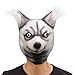 Ylovetoys Novelty Husky Dog Head Mask Latex Animal Mask Halloween Party Cosplay Costume Decorations