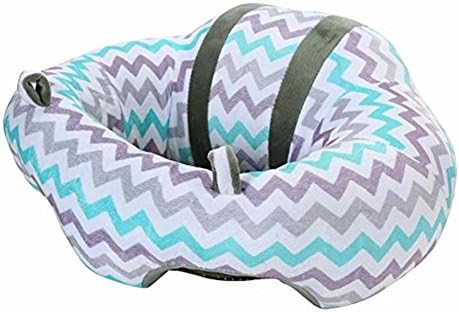 Teemo Baby Infant Safe Sitting Chair，Floor Seat Support Protective Pillow Cushion Sofa Plush Toys (7.Pattern Color)