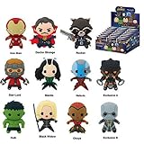 Avengers Series 1 3-D Figural Key Chain Random 6-Pack