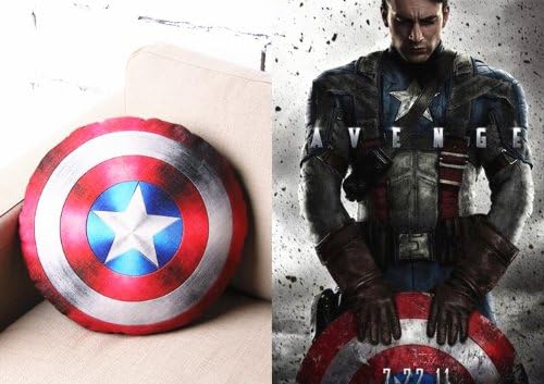 The Avengers Captain America shield throw pillow cushion 45cm plush stuffed toy