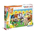 Clementoni- Maxi Puzzle 24 Piezas 44 Gatos, Multicolor (28500.6)