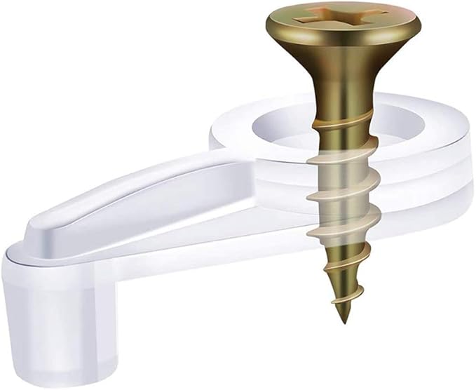 60 Pcs Glass Retainer Clips Kit with Screw, Glass Door Retainer Clips