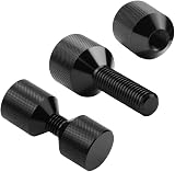 tooloflife 1-1/8" Two Hole Flange Alignment Pin 6061 Aluminum Black Detachable view 5