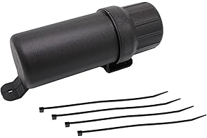 Universal Motorcycle Tool Tube Kit 84 125mm Diameter Weathertight Storage Canister with Mounting Straps