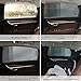 Car Window Sun Shade Baby Sun Cloth Washable for Car SUV Side Window (2 Pack)