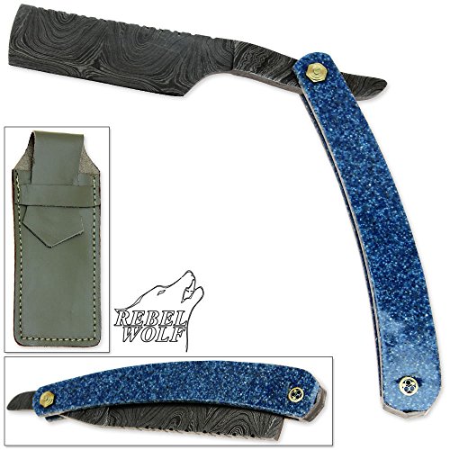 Straight Razor Knife Damascus Forged Barbers Shaving Razor Extra Sharp Blade Straight Razor Knife Damascus Forged Barbers Shaving Razor Extra Sharp Blade