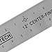 Peachtree Woodworking Supply Stainless Steel Center Finding Ruler. Ideal for Woodworking, Metal Work, Construction and Around The Home (12