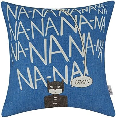NicholasArt Comic Superheroes Batman Decorative Square Throw Pillow Case Personalized Cushion Cover Home Decorative Pillow Cover 18x18