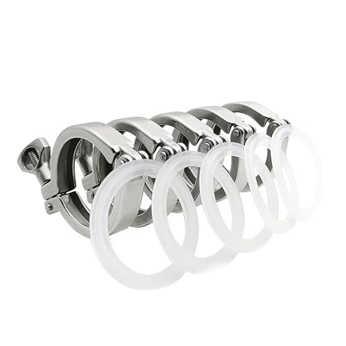 Beduan 2-Inch Sanitary Tri Clamp - 304 Stainless Steel Single Pin Heavy Duty With Wing Nut