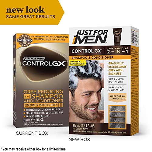 Just For Men Control GX Grey Reducing 2in1 Shampoo and Conditioner