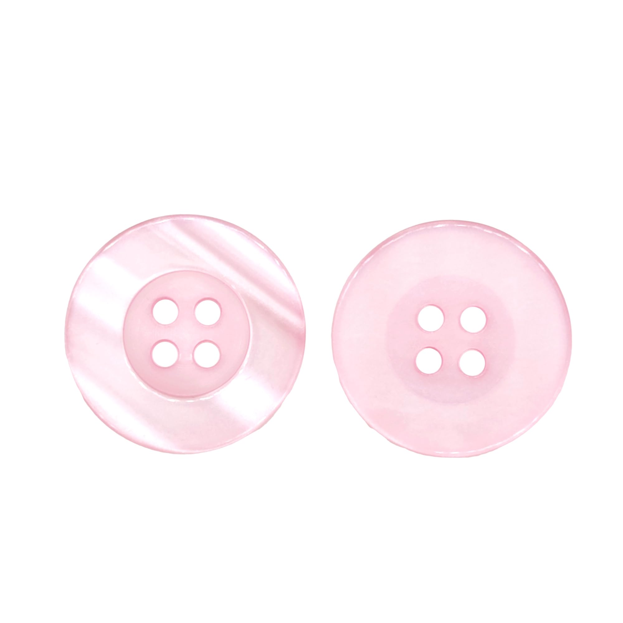 Photo 1 of CANDEOLA 80-Pcs 5/8" Small Pink Shirt Buttons | Bulk Sewing Replacement Buttons for Sewing Crafts Clothes Decorations (15mm, Pink)