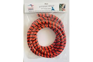 Outback Wrap - Python Hydraulic Hose Management Protector and Tagging Wraps for Farming and Agriculture Equipment, Tractors, Harvesters, Planters, and Sprayers -20mm Diameter -15 Foot- Orange