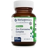Metagenics High Potency Zinc Carnosine 17mg, 60 Tablets | 17 mg Zinc from Zinc-Carnosine, Supports Stomach Comfort, Immune, Heart and Antioxidant Health, Non-GMO, Gluten-Free