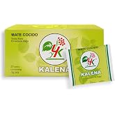 Kalena Mate Cocido | Traditional Argentine Yerba Mate In Tea Bags | Smooth Smoky Flavor | Barbacu&aacute; Wood-Dried | 25 Individually Wrapped Bags