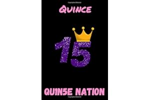 Quince Nation 15: Rep your Line Number Journal | Crossing gift for your Soror, Friend, Family, Frat or Line Sisters | Blank Lined