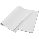 EcoDispose Non-Stick Precut Parchment Paper Baking Sheets Full Pan liner for Bake (12-3/16" x 16-3/8",White,100PCS)