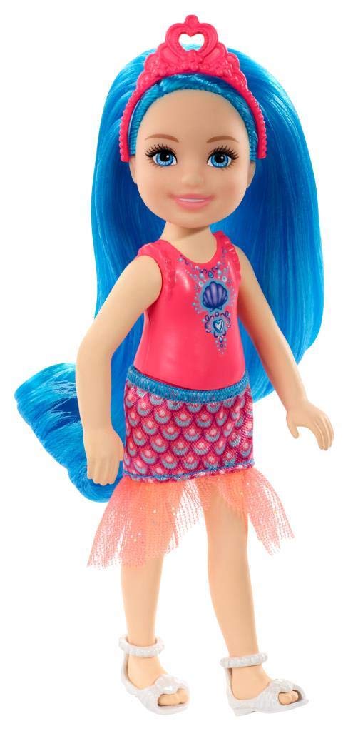 Barbie dreamtopia Chelsea Sprite - GJJ94 - Doll 17cm with blue hair - New