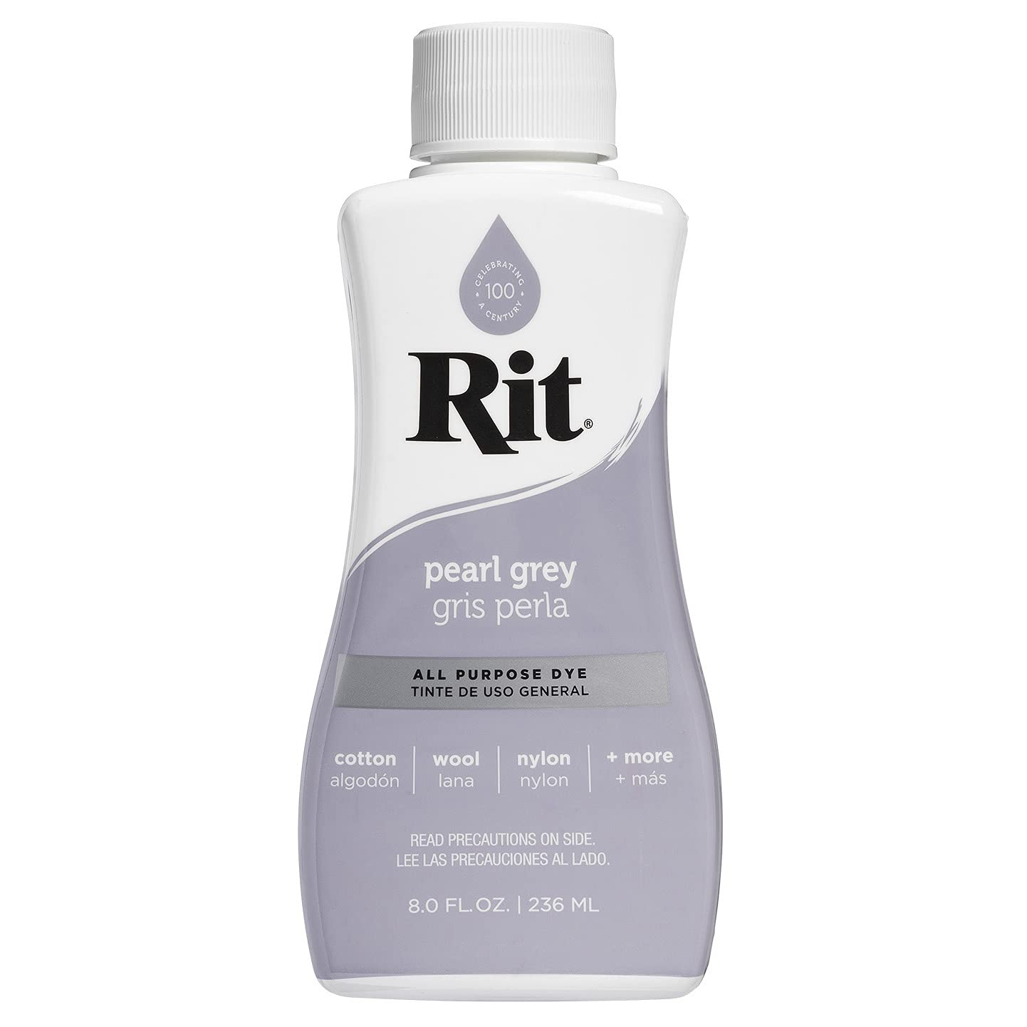 Rit Liquid Fabric Dye Pearl Grey 236ml