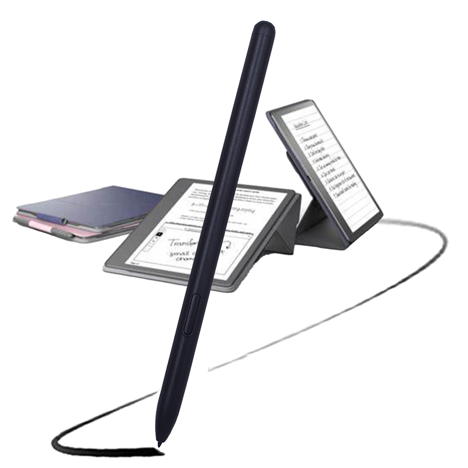 Stylus Pen Replacement for Kindle Scribe,Stylus Replacement for Kindle Scribe Pen, With Magnet Adsorption for Digital Writing,4096 Pressure Sensitivity (Black)