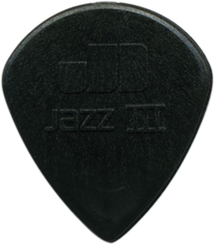 Jim Dunlop 47P3S Nylon Jazz Pick Player Pack (Pack of 6), Stiffo, 1.38mm