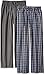 Fruit of the Loom Men's 2-Pack Woven Pajama Pant Set, Black, X-Large