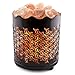 CRYSTAL DECOR Himalayan Pink Salt Lamp Basket & Dimmer Cord Bulb